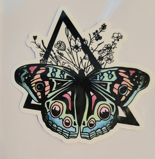 Colorful Butterfly Sticker